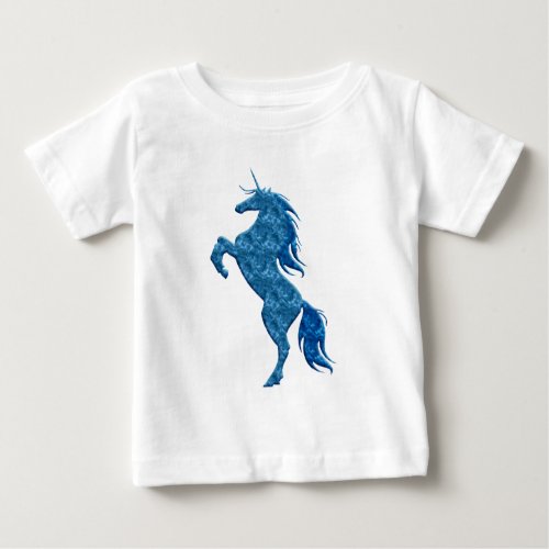 Blue Fire Unicorn Shirt