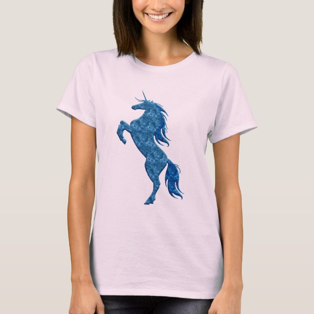 Blue Fire Unicorn Shirt (Front)
