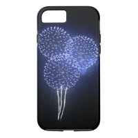 Blue Fireworks iPhone 8/7 Case