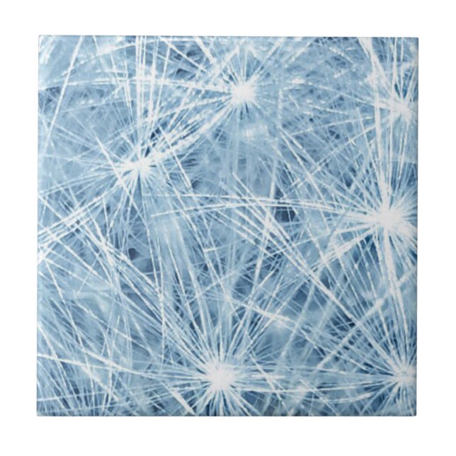 Blue Fireworks Daisy! Tile (Front)