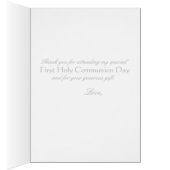 Blue First Holy Communion Insert Photo Cards (Inside (Right))