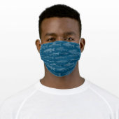 Blue Fish Adult Cloth Face Mask (Worn)