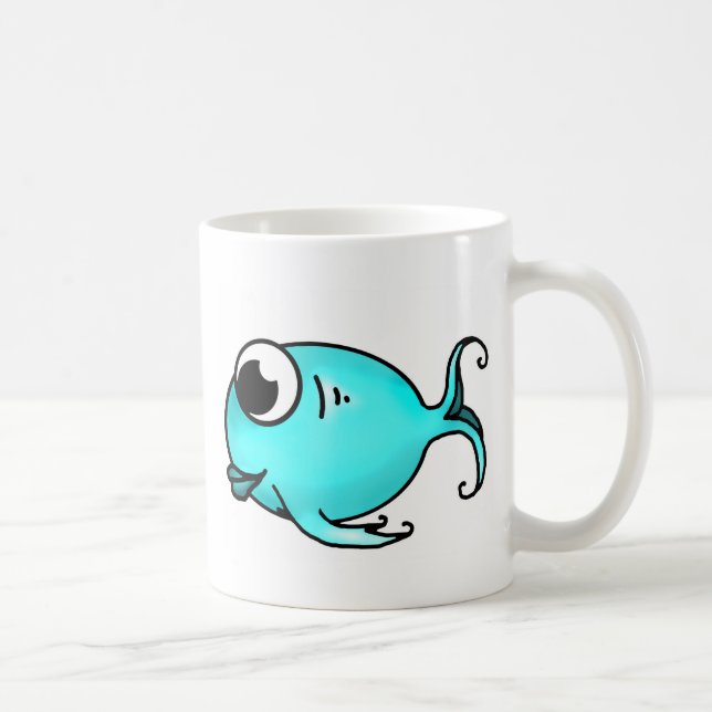 Blue Fish Coffee Mug (Right)