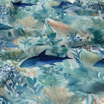 Blue Fish Fabric