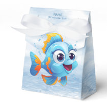 Blue Fish Favor Box