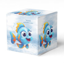 Blue Fish Favor Box