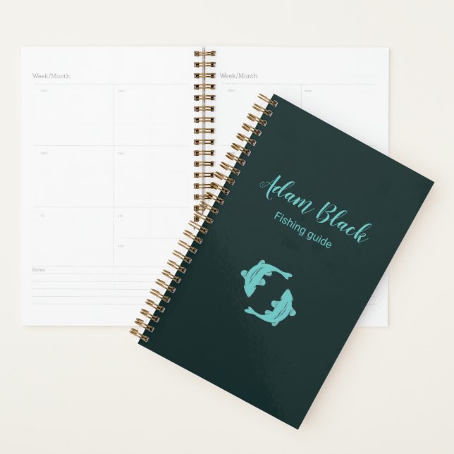 Blue fish guide business planner (Display)