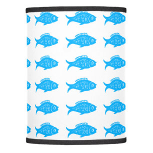 Blue Fish Lamp Shade