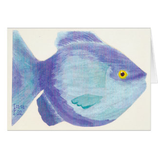 Blue Fish - Watercolor Cards