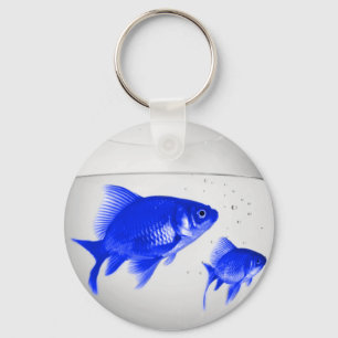 Blue Fishies Keychain