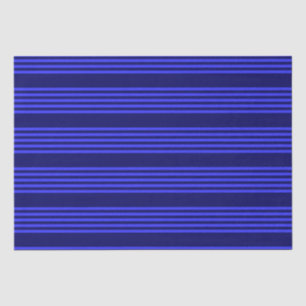 Blue five stripes pattern tissue paper