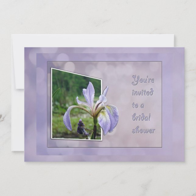 Blue Flag - Wild Iris Invitation (Front)
