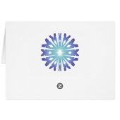 Blue Flake VIII Cards (Back Horizontal)