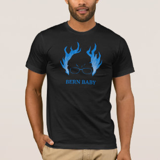 Blue Flame Bernie: Bern Baby T-Shirt