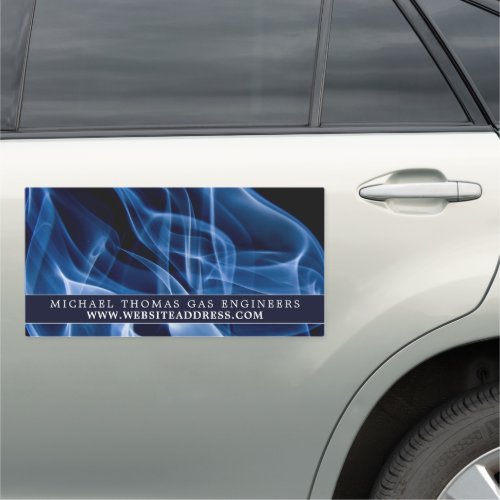 Blue Flame Gas Engineer  Supplier Car Magnet