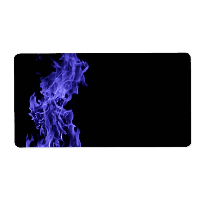 Blue flame label (Front)
