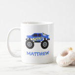 Blue Flame Monster Truck Coffee Mug at Zazzle