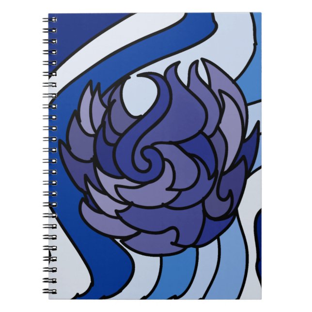 Blue Flame Notebook (Front)