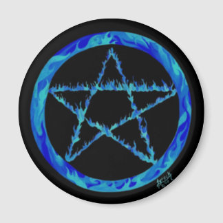 Flaming Pentacle Magnets, Flaming Pentacle Magnet Designs for your ...