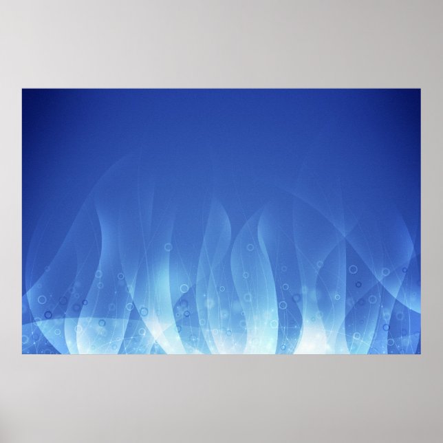Blue Flame Poster (Front)