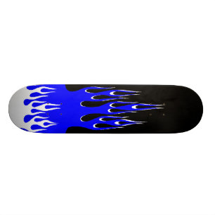 Blue Flame Skateboard Deck