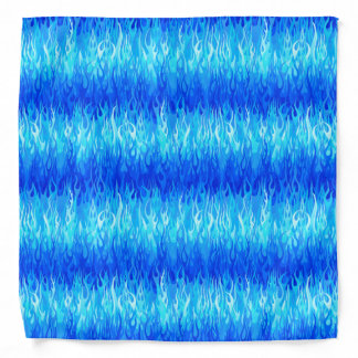 Blue Flames Pattern – Hot Rod Bandana