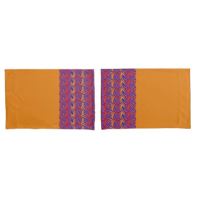 Blue Flames Pillow Case (Front-Set)