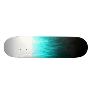 Blue Flames Skateboard Deck