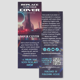 Blue Flares Sci-Fi Book Cover About the Author Bookmarks