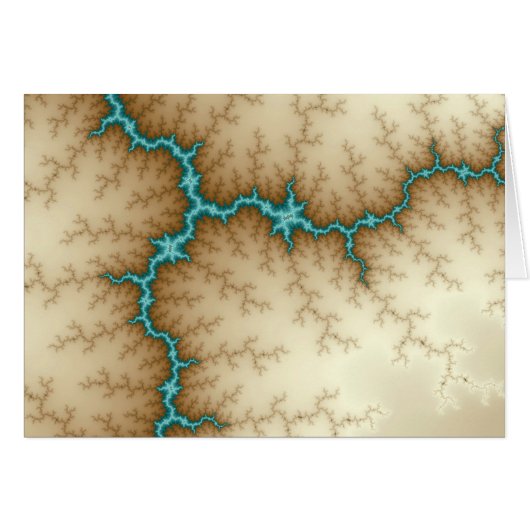 Blue Flash - Fractal Card (Front Horizontal)