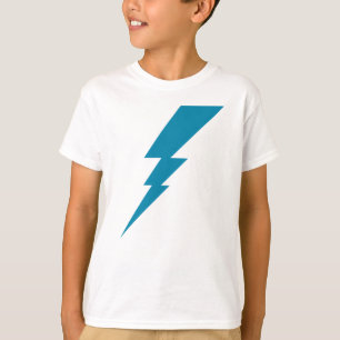 Blue Flash Lightning Bolt T-Shirt