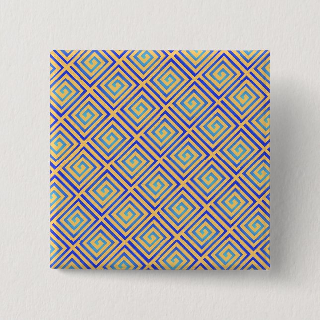 blue flashes button (Front)