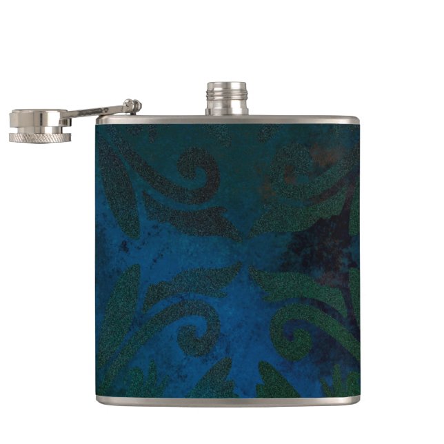 blue flask (Opened)