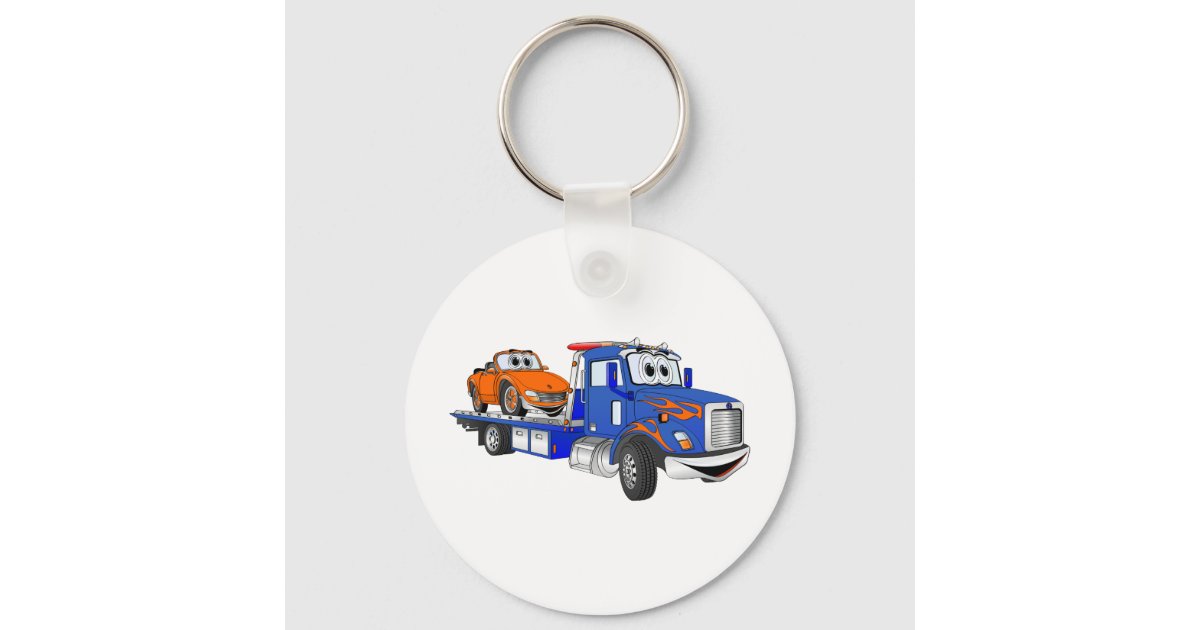 Tow Truck Keychain Dad Keychain Truck Driver Keychain Wrecker