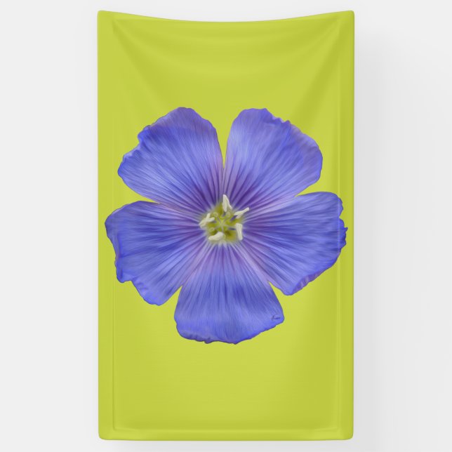 Blue Flax #1 Banner (Vertical)