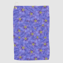 Blue Flax Seamless Pattern