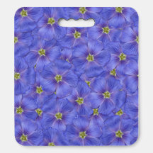 Blue Flax Seamless Pattern