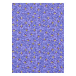 Blue Flax Seamless Pattern Tablecloth