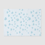Blue Floating Hearts  Tissue Paper