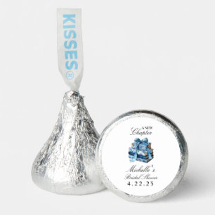 Blue Floral A New Chapter Bridal Shower  Hershey®'s Kisses®