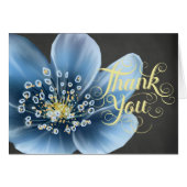 Blue Floral All Occasion Card (Front Horizontal)