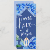Blue Floral | All Occasion| Virgin Mary (Front/Back)