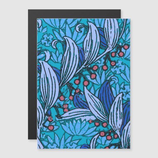 Blue Floral Antique Boho Modern (Front/Back)