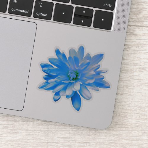 Blue floral blue flower  Daisy sunflower Sticker