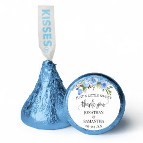Blue Floral Boho Chic Wedding Sweet Favor