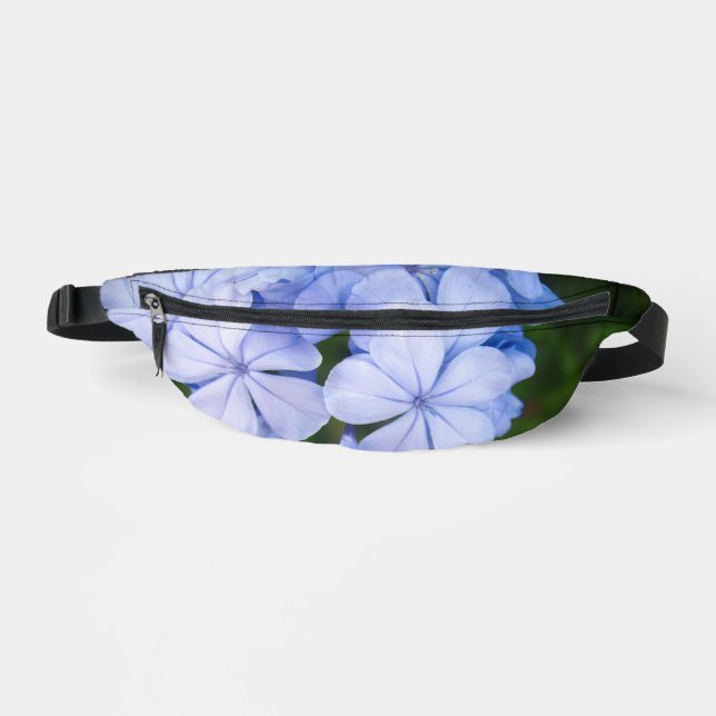 Blue Floral Bokeh Fanny Pack (Front)
