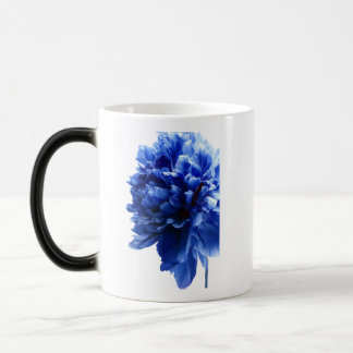 Blue Floral Botanical Illustration | Elegant Natur Color Morph Mug