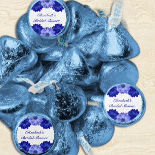 Blue Floral Bridal Shower Hershey®'s Kisses®