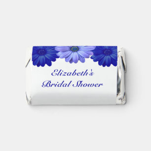 Blue Floral Bridal Shower Hershey's Miniatures