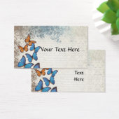 Blue floral butterflies (Desk)